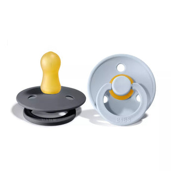 Bibs Colour Latex Pacifier Round Nipple 0 6 Months | Soother - My Little Thieves