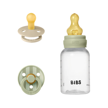 Bibs Glass Baby Bottle 120ml Slow Flow 2 Pack | Feeding