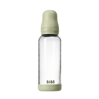 Bibs Glass Baby Bottle 240ml Medium Flow