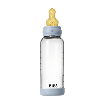 Bibs Glass Baby Bottle 240ml Medium Flow