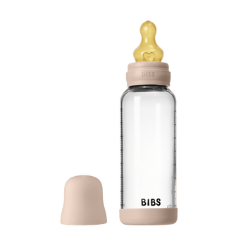 Bibs Glass Baby Bottle 240ml Medium Flow