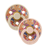 Bibs X Liberty Round Nipple Pacifier 2 Pack Latex | Soother