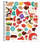 Brain Games Sticker By Number Christmas Book Set | Kids