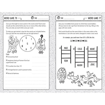 Buster Books Word Games For Clever Kids (R) ” Children's Book For Kids | Children's & Teenage Fiction Stories - My Little Thieves