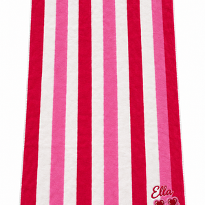 Personalized Beach Towel Party Favor – Velour with Name