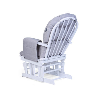 Childhome Gliding Chair With Footrest Canvas Grey | Breastfeeding