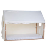 Childhome House Bed Frame Cover 90x200cm White | Bed