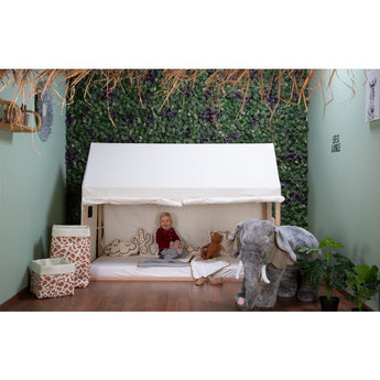 Childhome House Bed Frame Cover 90x200cm White | Bed