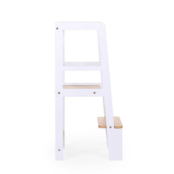 Childhome Learning Tower White Natural | Learning Tower
