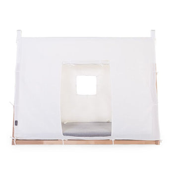 Childhome Tipi Bed Frame Cover 90x200cm White | Bed