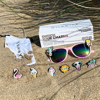 Childrenβs pink sunglasses & charm kit - Summer - My Little Thieves