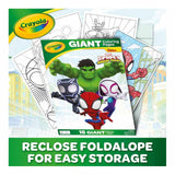 Crayola – 18 Giant Coloring Pages Spidey & His Amazing Friends – Coloring Book – Ages 3 Years +
