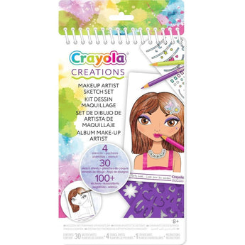 Crayola Creations Compact Make Up Artist Sketch Set