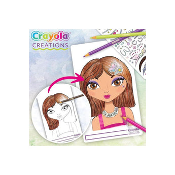 Crayola Creations Compact Make Up Artist Sketch Set