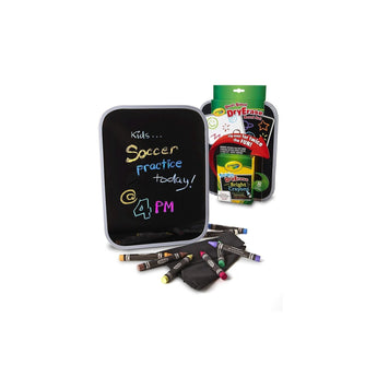 Crayola Dual Sided Dry Erase Board Set With Neon Crayons | Dry Erase