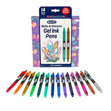 Crayola Gel Ink Pen Marker Set, 14 Matte & Glitter Pens, Gel Pens For Coloring