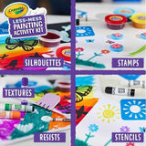 Crayola Less Mess Painting Activity Kit For Kids | Paint & Paint Accessories