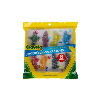 Crayola Tip Character Shaped Crayons, 8 Ct, Limited Edition Retired Crayon Color