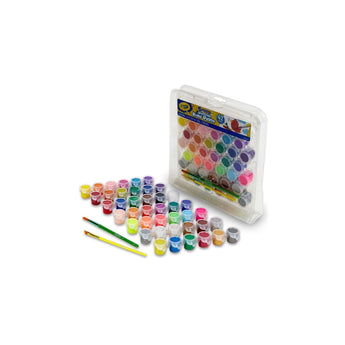 Crayola Washable Kids Paint Pots Set, 42 Count