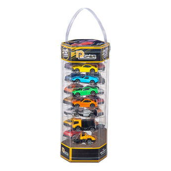 D-Power Diecast Cars Pack: 1:64 Scale 20-Piece Collection