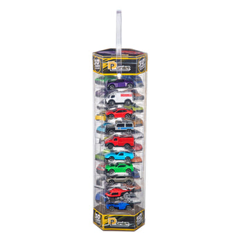 D-Power Diecast Cars Pack: 30-Piece 1:64 Scale Collection