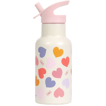 350ml Insulated Steel Water Bottle - Hearts