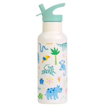 500ml Stainless Steel Water Bottle - Jungle