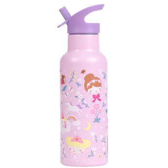 500ml Stainless Steel Water Bottle - Princesses