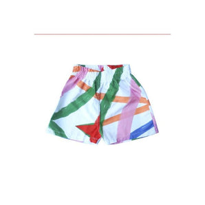 White Shorts Swimshorts Boys Multicolor