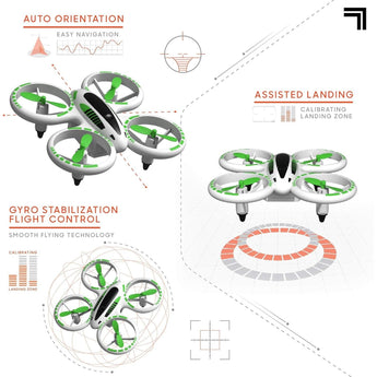 Discovery Drone Stunt Glow Led 5 Inch | Kids Tech Toy