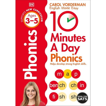 Dk Publishing 10 Minutes A Day Phonics Ks1 | Home Learning Workbook - My Little Thieves