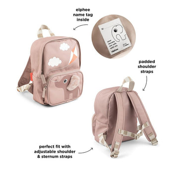 Done By Deer Kids Canvas Backpack Elphee Powder | Everyday Toddler Bag - My Little Thieves
