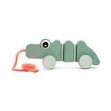 Done By Deer Pull Along Wiggle Toy Croco Green | Pull Along Toys
