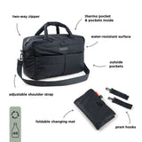 Done By Deer Quilted Changing Bag | Eco Friendly Recycled Nappy Backpack