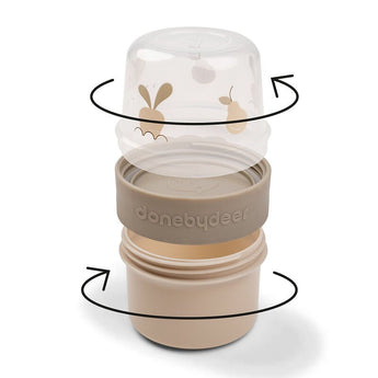 Done By Deer To Go 2 Way Snack Container Small | Birdee Design Toddler Container - My Little Thieves