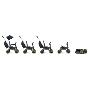 Doona Liki Trike S3 Kids Tricycle | Compact Foldable Ride 10 M 3 Y