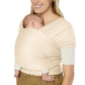 Ergobaby Aura Sustainably Sourced Knit Baby Wrap Grey Stripes | Carriers