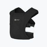 Ergobaby Embrace Heather Grey newborn carrier, soft fabric, ergonomic design, white logo.