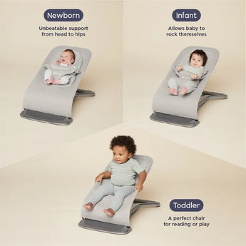 Ergobaby Evolve Bouncer Breathable Mesh | 3 In 1 Eco Baby Seat