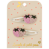 Strawbie Strawberry Hair Clips Pair (F_163)