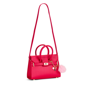 Fao Schwarz Girls Hudson Tote Bag | Bold Magenta Statement Handbag
