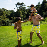 Glow In The Dark Magic Color Changing Swim Shorts For Kids | Swimwear Boy