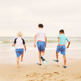 Glow In The Dark Magic Color Changing Swim Shorts For Kids | Swimwear Boy