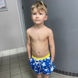 Glow In The Dark Magic Color Changing Swim Shorts For Kids | Swimwear Boy