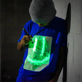 Glow In The Dark Super Glow In The Dark Kids T-shirts | Black
