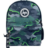 HYPE Green Glow Camo iconic backpack official image