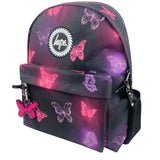 HYPE Pink and Purple Glow Butterfly iconic backpack official gallery image