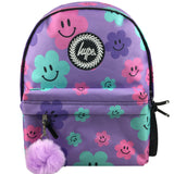 HYPE Purple Happy Flowers iconic backpack official image