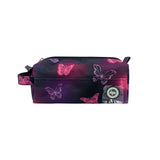 HYPE Pink and Purple Glow Butterfly pencil case official front image