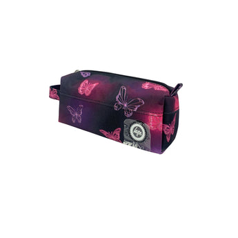 HYPE Pink and Purple Glow Butterfly pencil case official gallery image